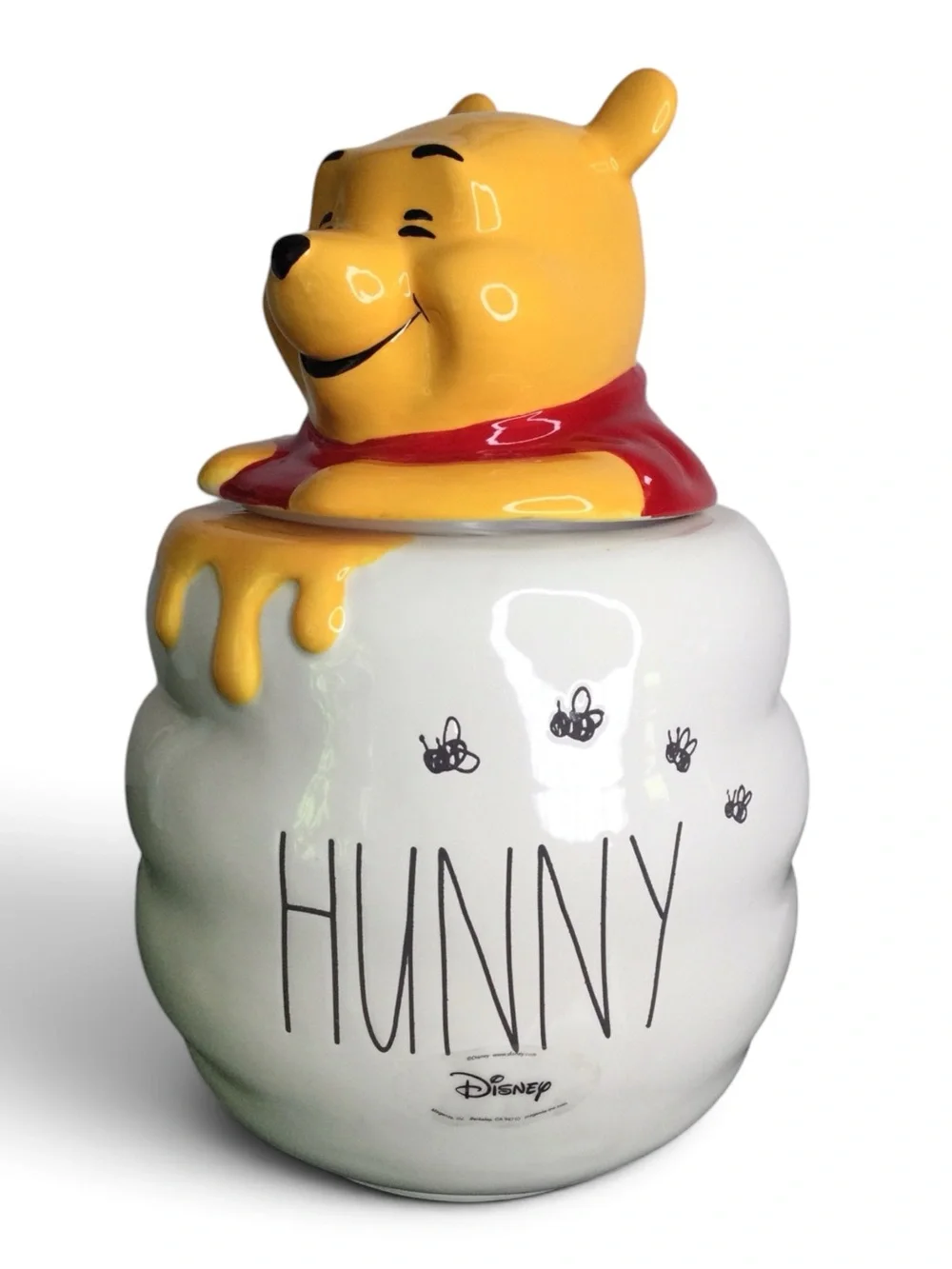 Disney x Rae Dunn Winnie The Pooh “Hunny” Giant Cookie Jar - NWT